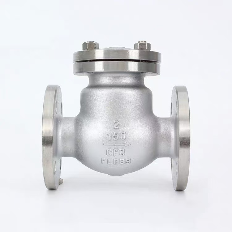 Falf Gwirio Swing Flanged Safonol Americanaidd