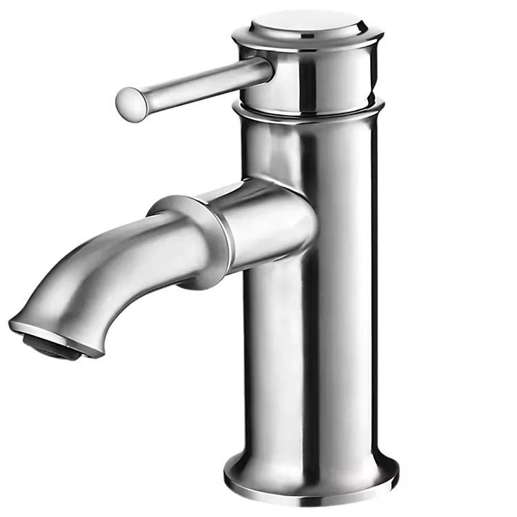Faucet Basn Poeth Ac Oer Bambŵ ar y Cyd