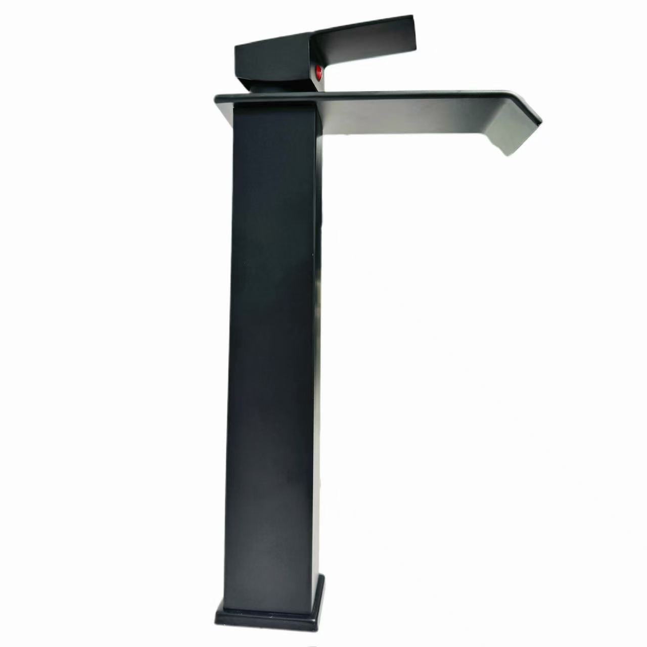 Faucet Basn Golchi Arddull Rhaeadr Du Du