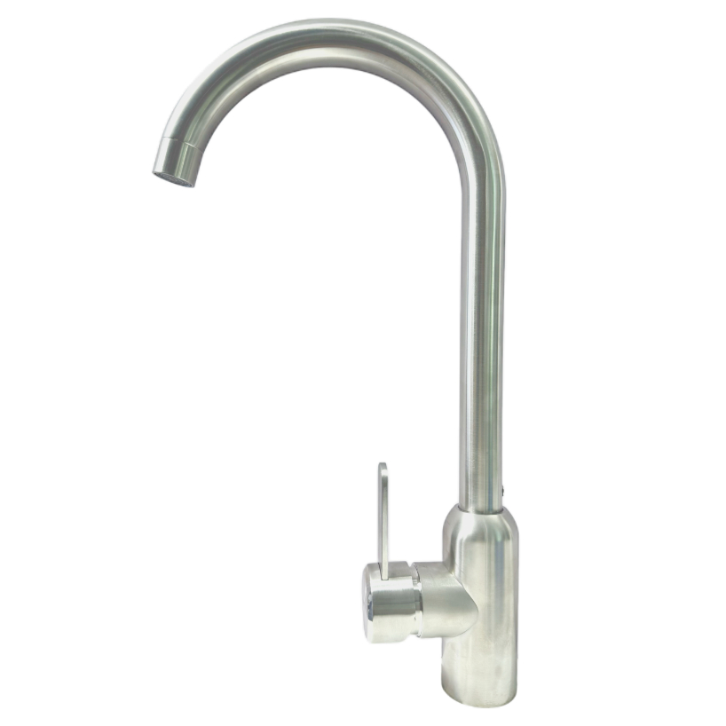 Faucet Sinc Cylchdroi Dur Di-staen 360 °