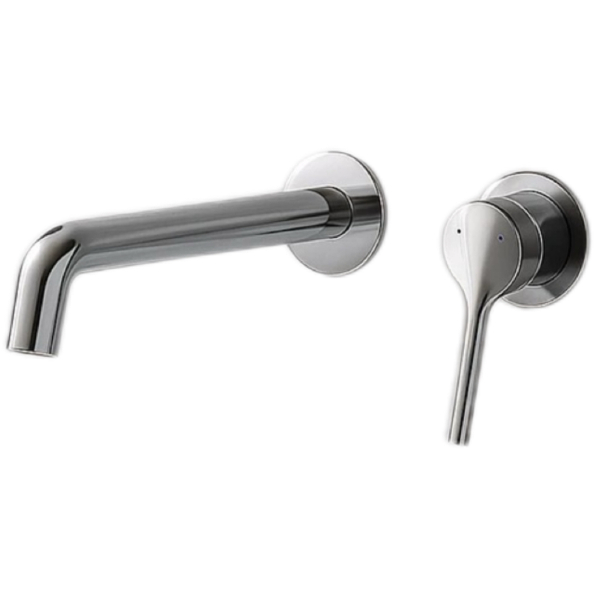 Gyfres Gudd Faucet Basn Wal-Mounted