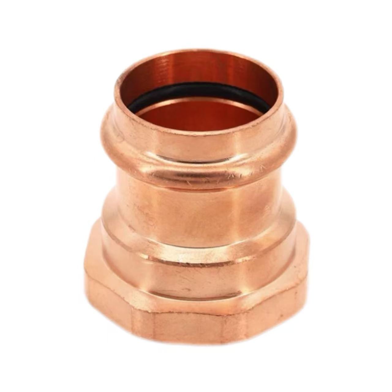 Dwbl-Press Benyw Threaded Straight Adapter