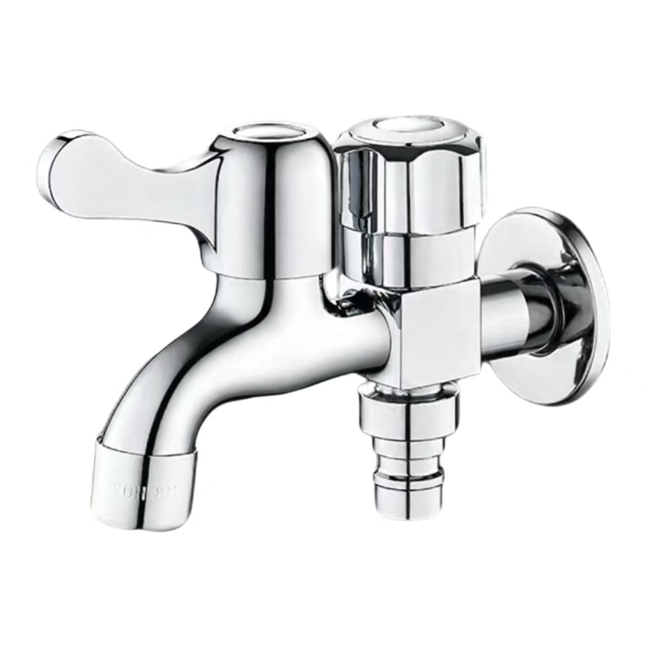 Faucet Peiriant Golchi Allfa Ddeuol-Rheoli Deuol