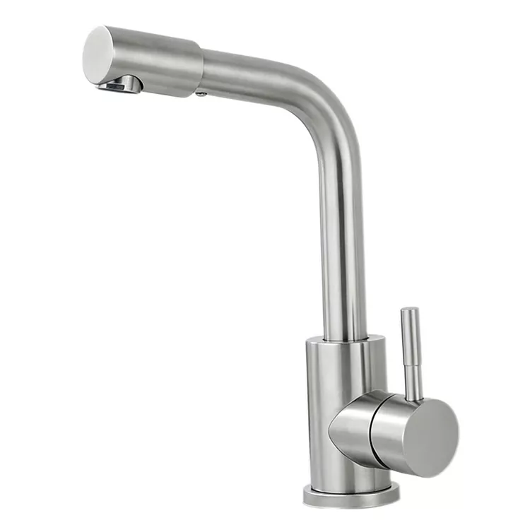 Faucet Basn Poeth Ac Oer sy'n Cylchdroi 360 ° Swyddogaeth Ddeuol