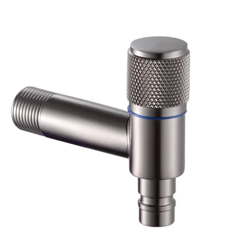 Falf Stop Peiriant Golchi Knurled Estynedig Falf Stop Peiriant Golchi Knurled Estynedig