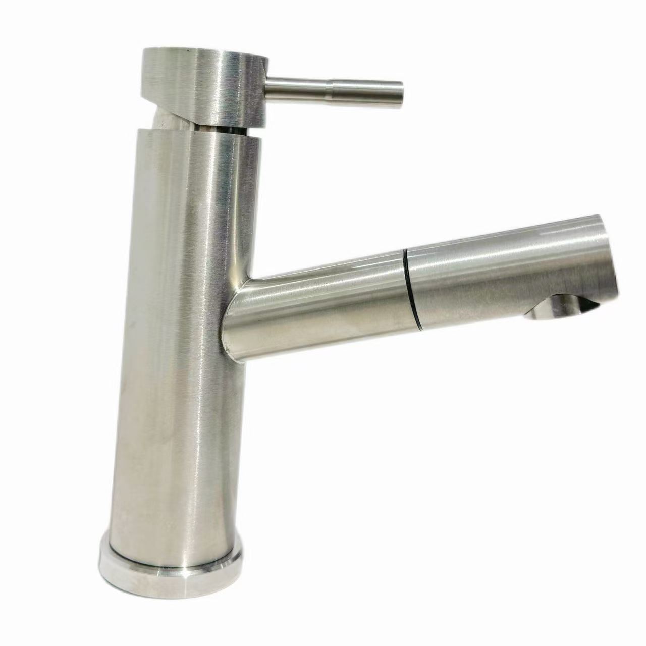 Faucet Basn Poeth Ac Oer Hyblyg Tynnu Allan