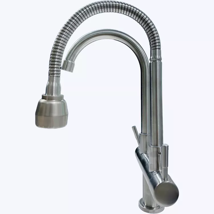 Cegin Cylchdroi Sengl-Oer-Oer-bibell Faucet Dwbl-Allfa