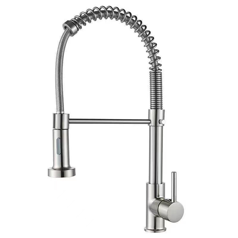 Cegin Gwanwyn Cyffredinol Cylchdroi Faucet Poeth Ac Oer