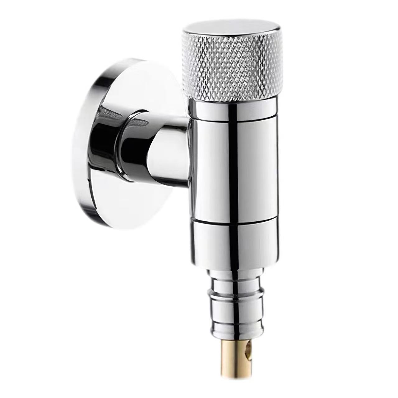 Knurled Handle Gwrth-Gorlif Peiriant Golchi Falf Stop Dŵr Knurled Handle Gwrth-Gorlif Peiriant Golchi Falf Stop Dŵr