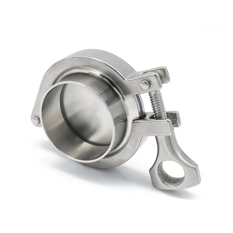 Quick-osod clamp fflans ddall pecyn