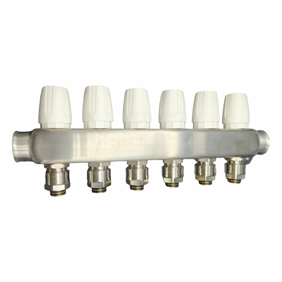 Manifold Rheoli Tymheredd Smart Dur Di-staen