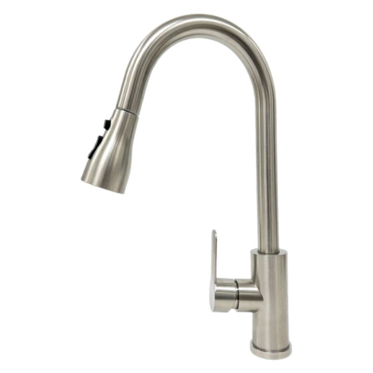 Faucet Poeth Ac Oer Cegin Tynnu Allan Gwddf alarch