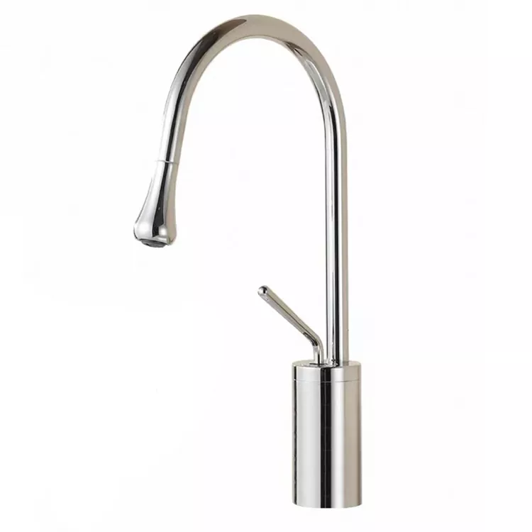 Faucet Tynnu Allan Basn Gollwng Dŵr